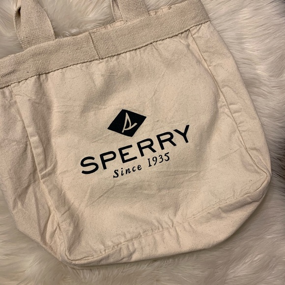 Sperry Since 1935 Large Canvas Tote Bag - Picture 2 of 15